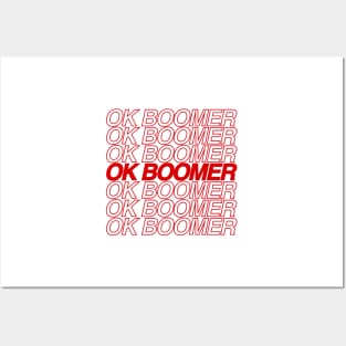 OK BOOMER Posters and Art